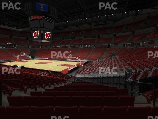 Seating view for Kohl Center Section 105