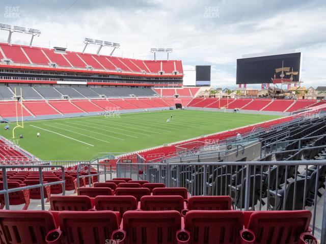 Seating view for Raymond James Stadium Section 229