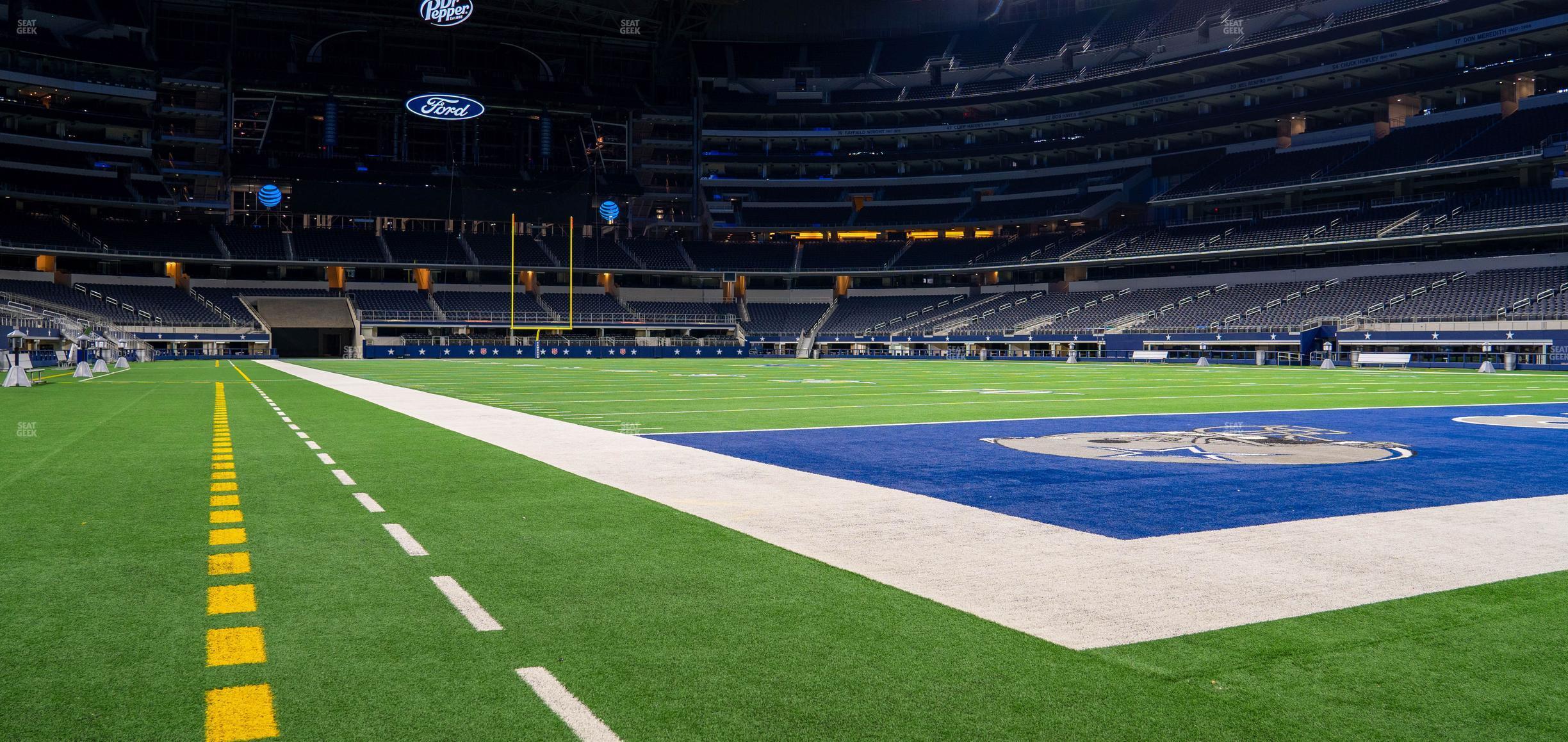 Seating view for AT&T Stadium Section Event Level Suite 24