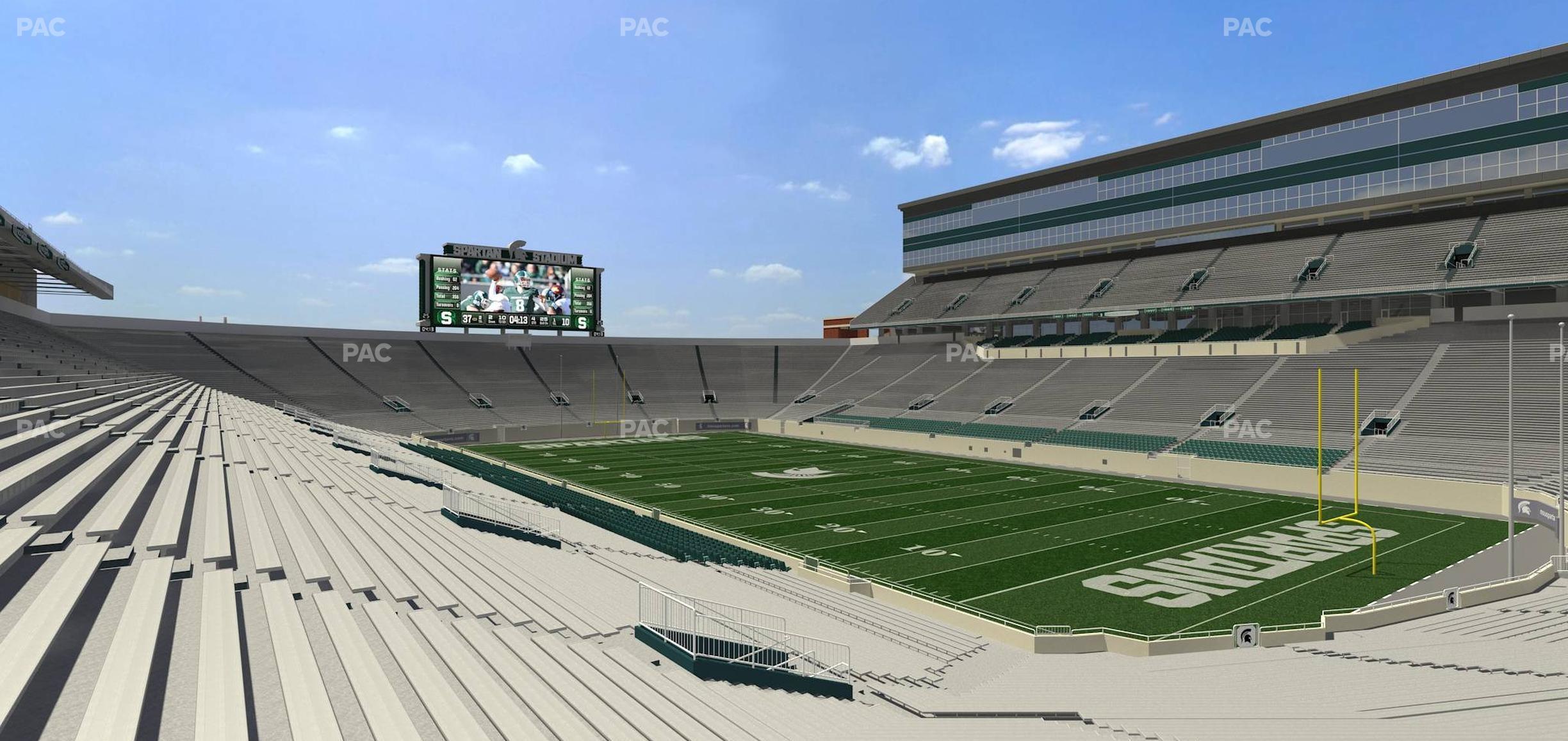 Seating view for Spartan Stadium (Michigan) Section 4