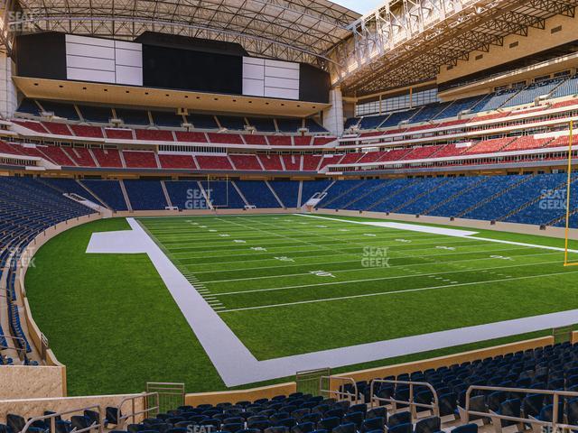 Seating view for NRG Stadium Section 119