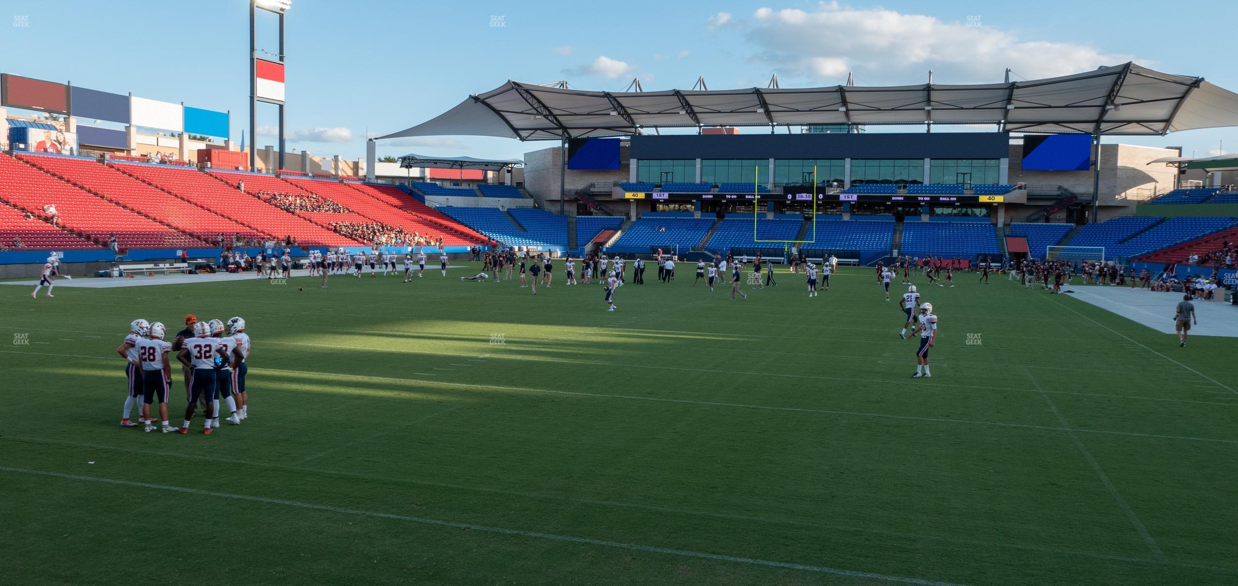 Seating view for Toyota Stadium Section Budweiser Beer Garden