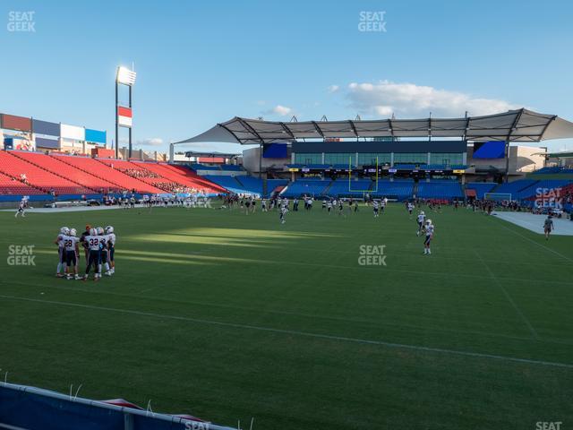 Seating view for Toyota Stadium Section Budweiser Beer Garden