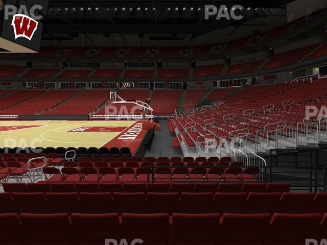 Seating view for Kohl Center Section 106