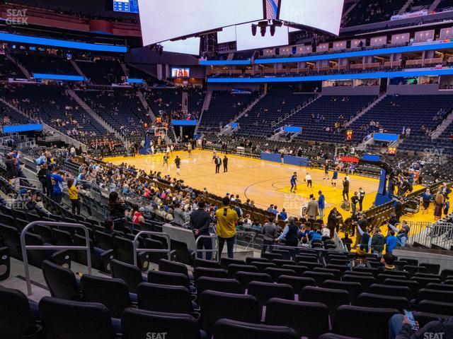 Seating view for Chase Center Section 118