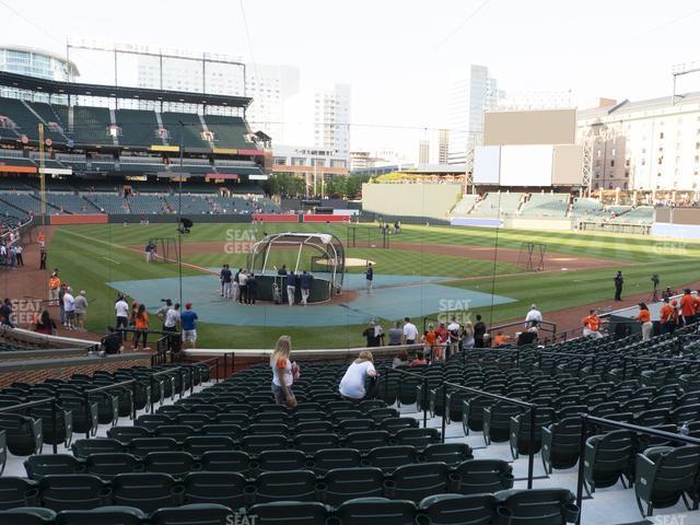 Seating view for Oriole Park at Camden Yards Section 34