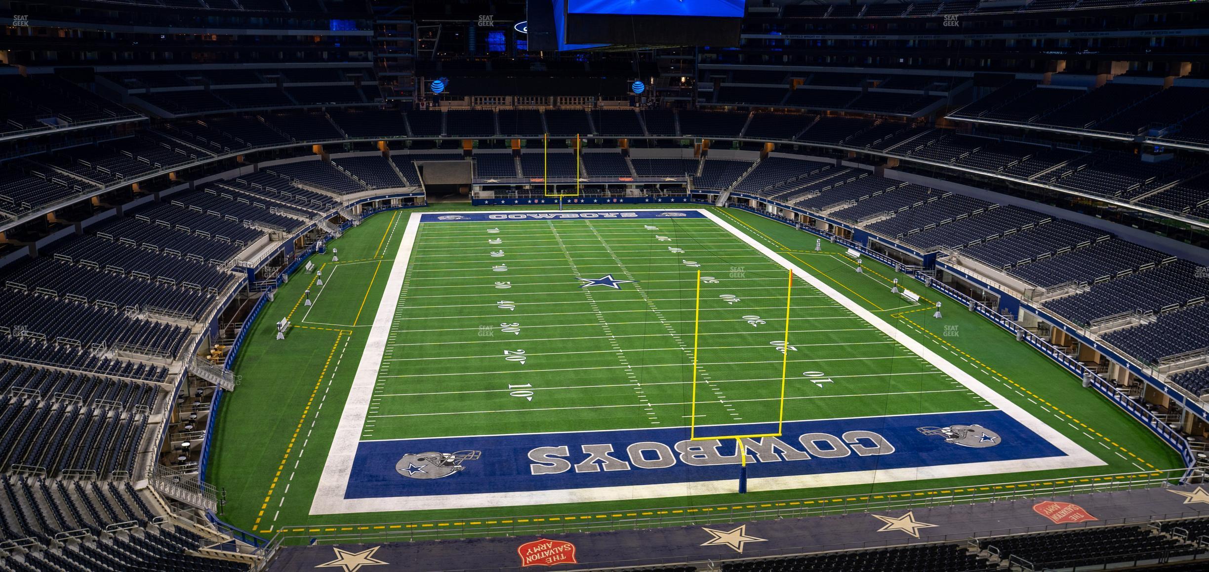 Seating view for AT&T Stadium Section 325