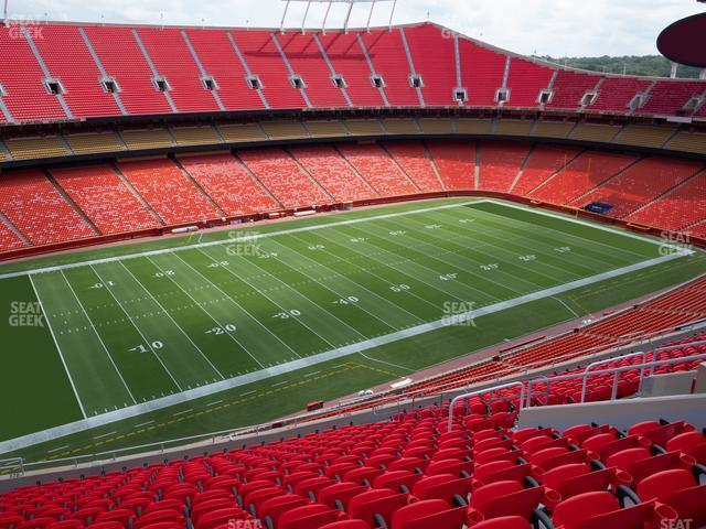 Seating view for GEHA Field at Arrowhead Stadium Section 328