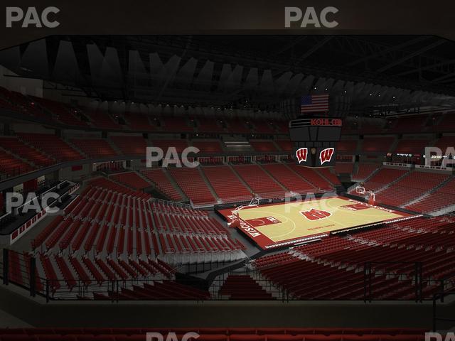 Seating view for Kohl Center Section 225