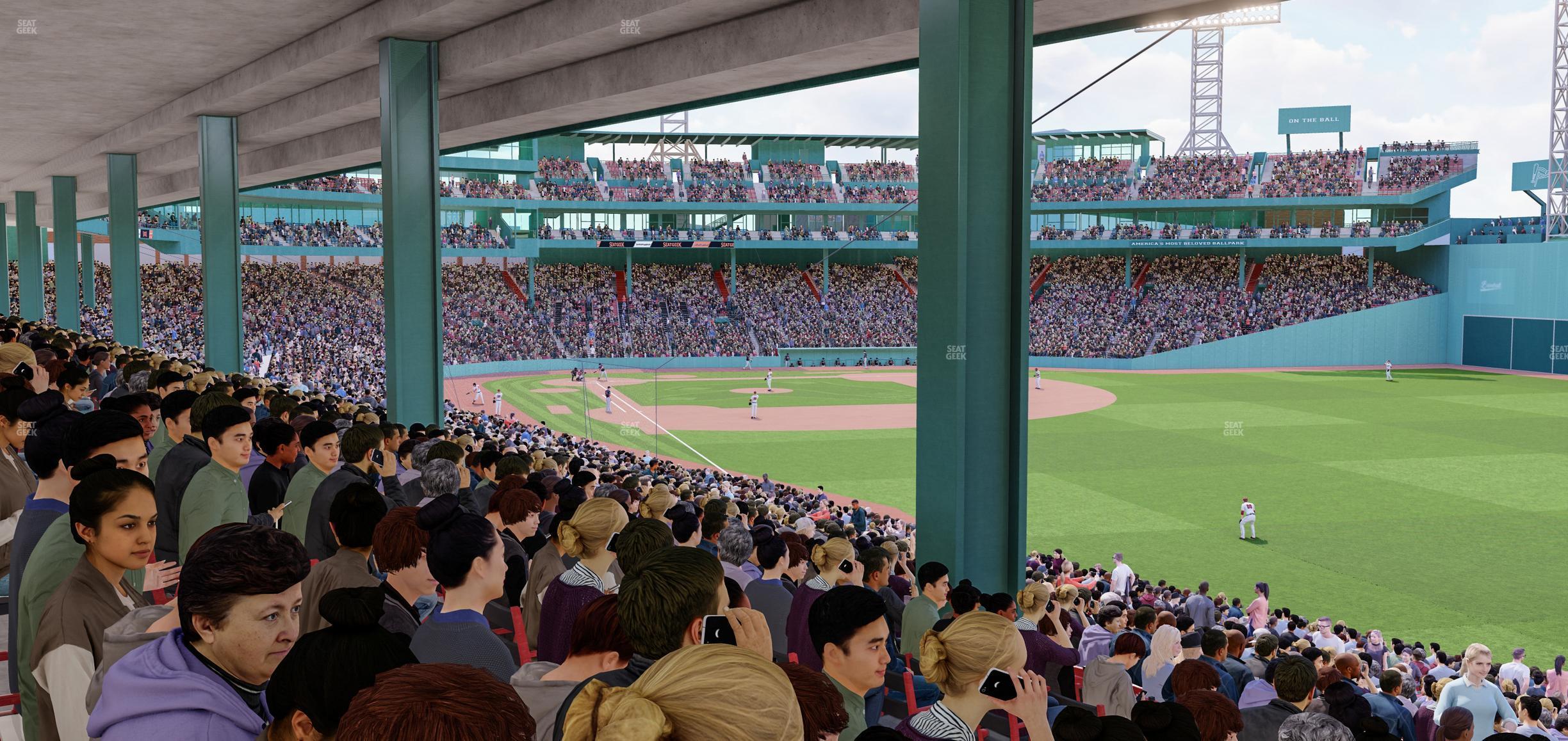 Seating view for Fenway Park Section Grandstand 5