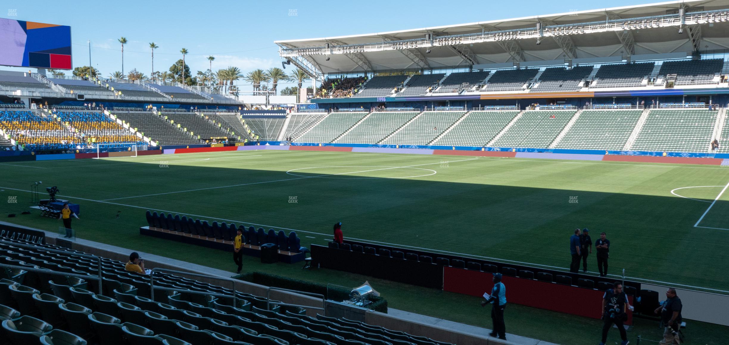 Seating view for Dignity Health Sports Park Section 108