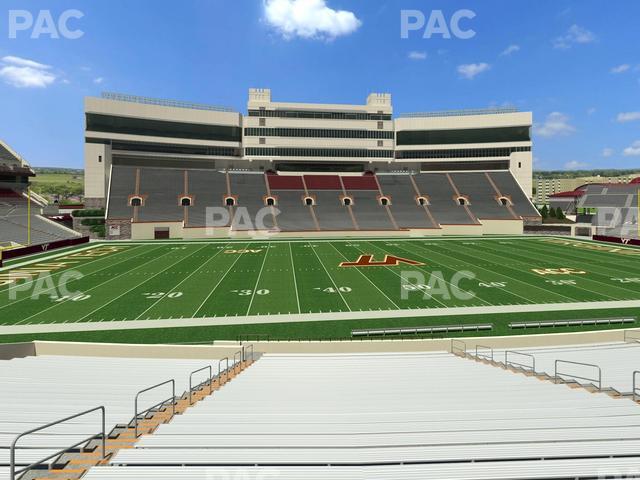 Seating view for Lane Stadium Section 132