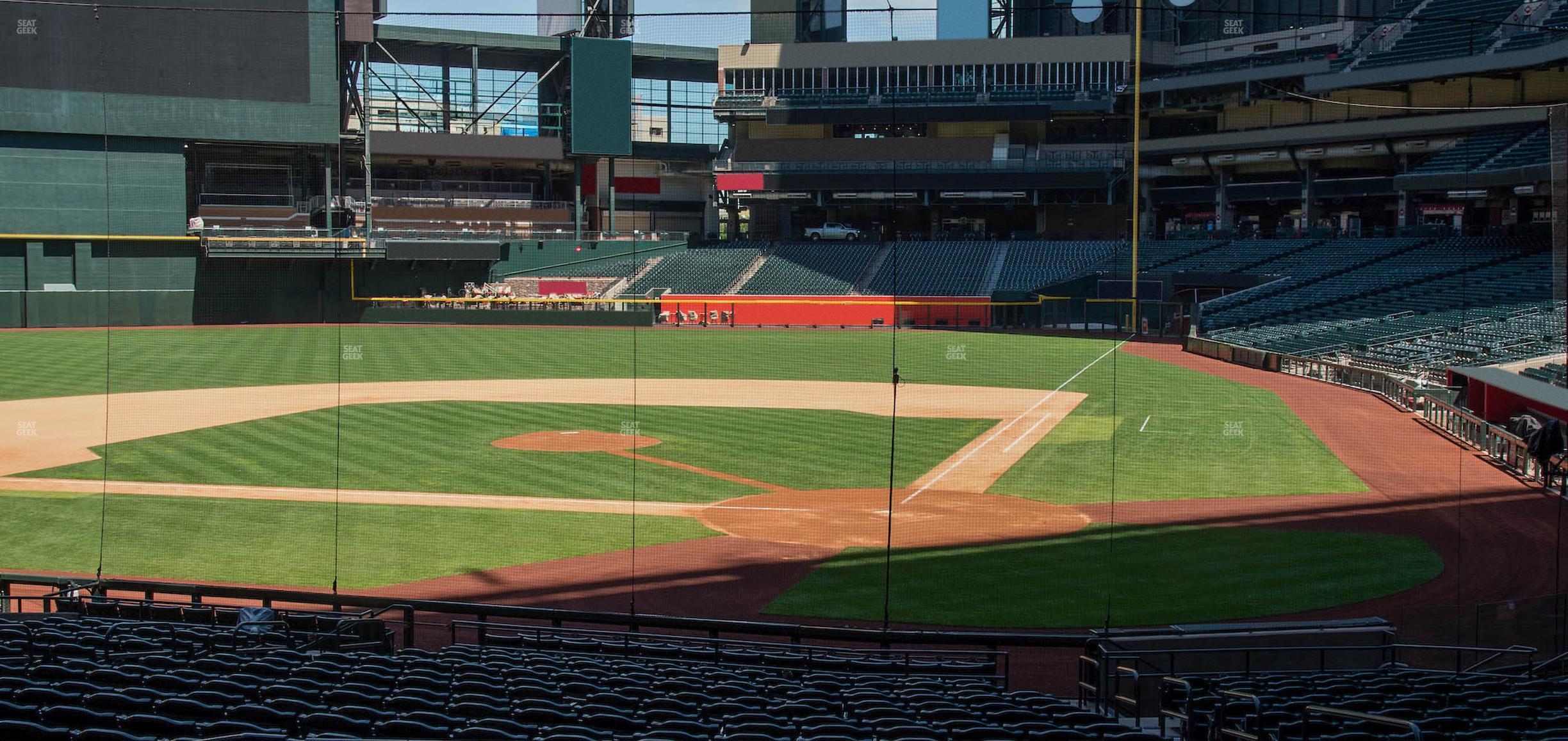 Seating view for Chase Field Section 125