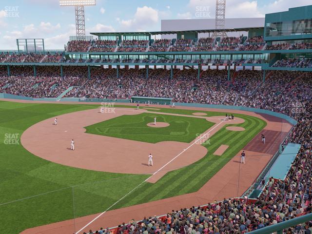 Seating view for Fenway Park Section Dell Technologies Suite L 20