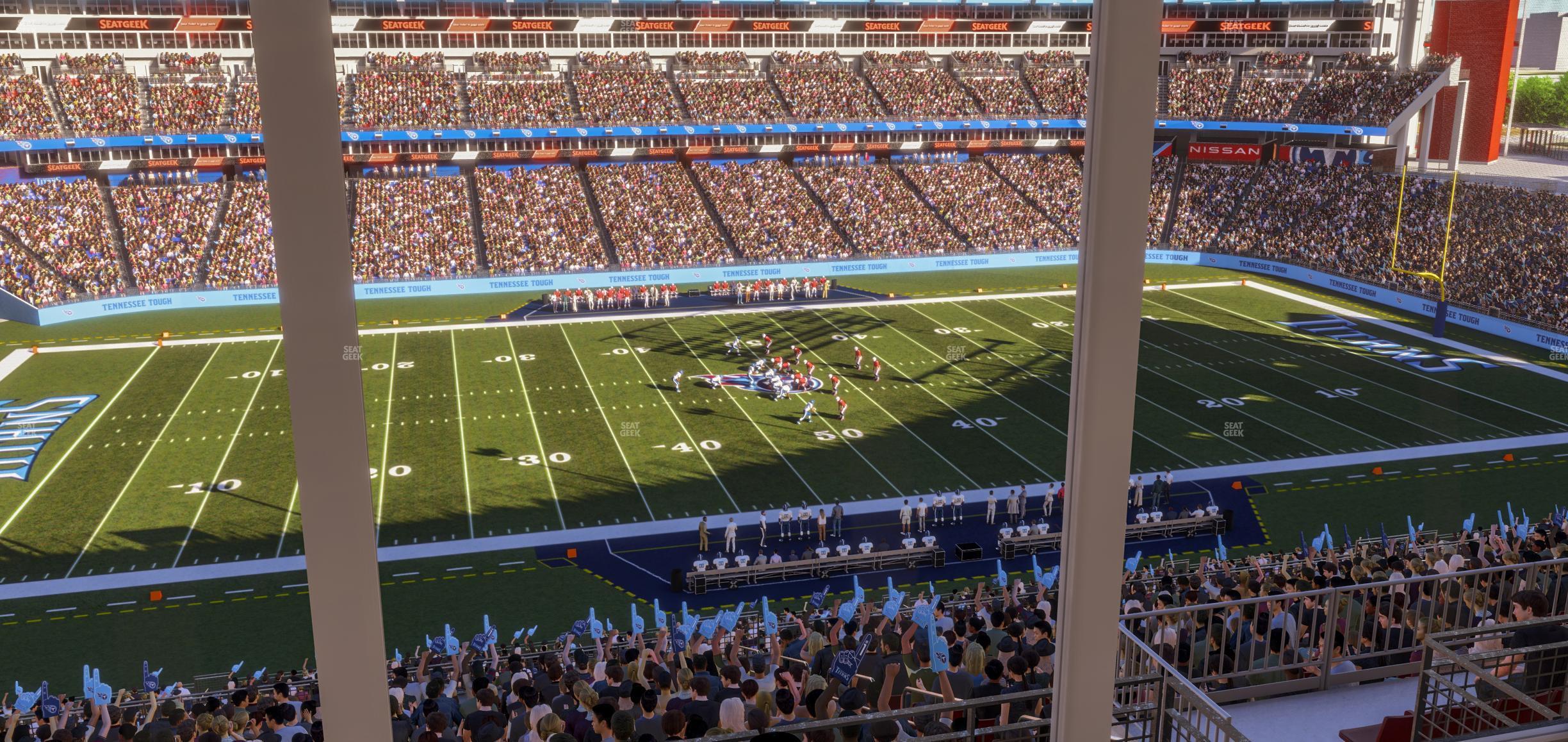 Seating view for Nissan Stadium Section Suite 576 W