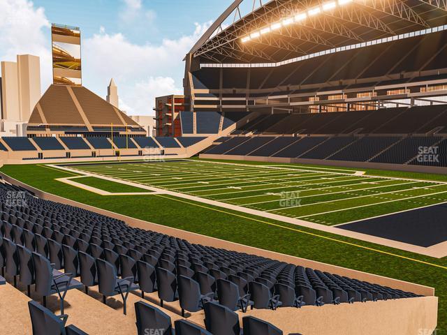 Seating view for Lumen Field Section 129