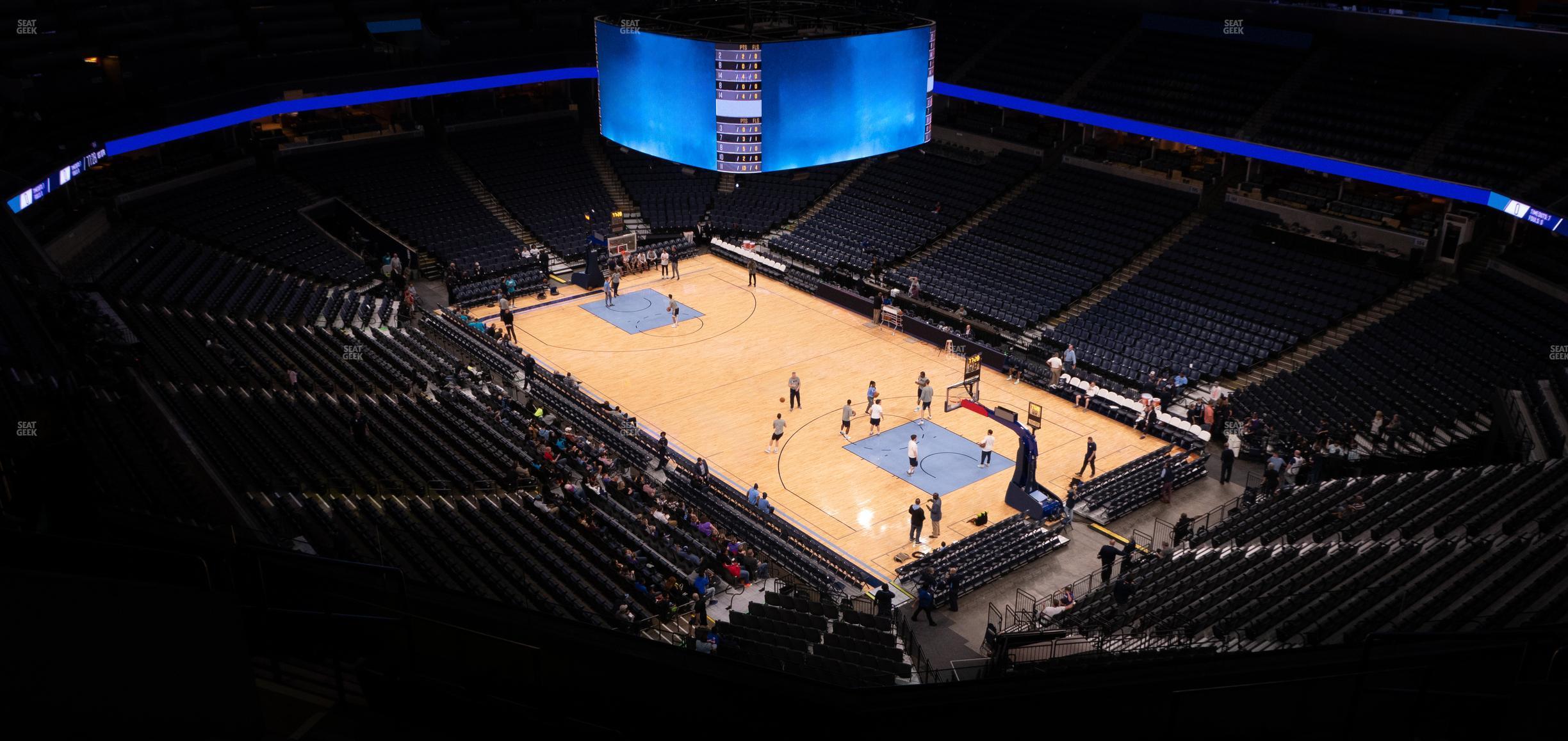 Seating view for FedExForum Section 229