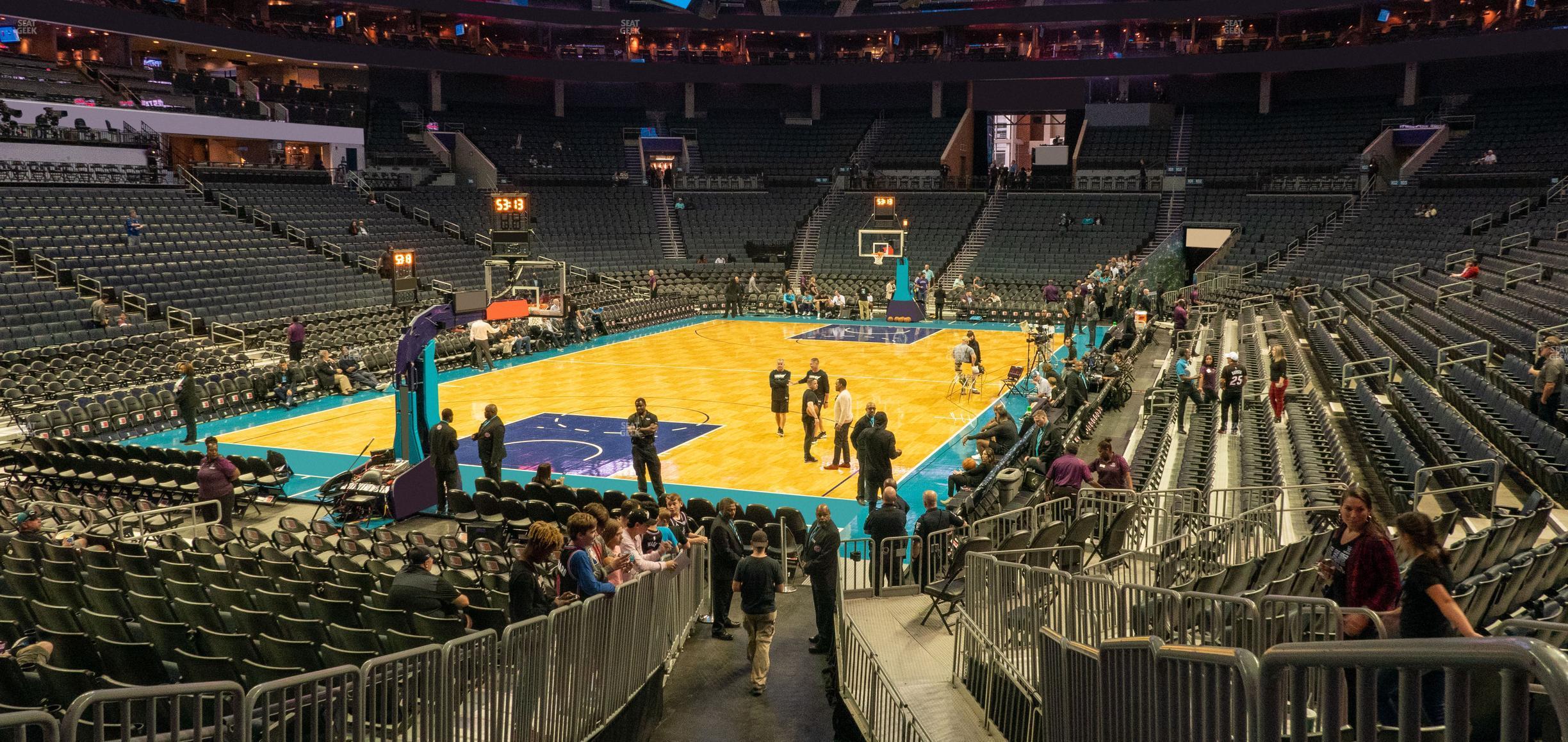 Seating view for Spectrum Center Section 108