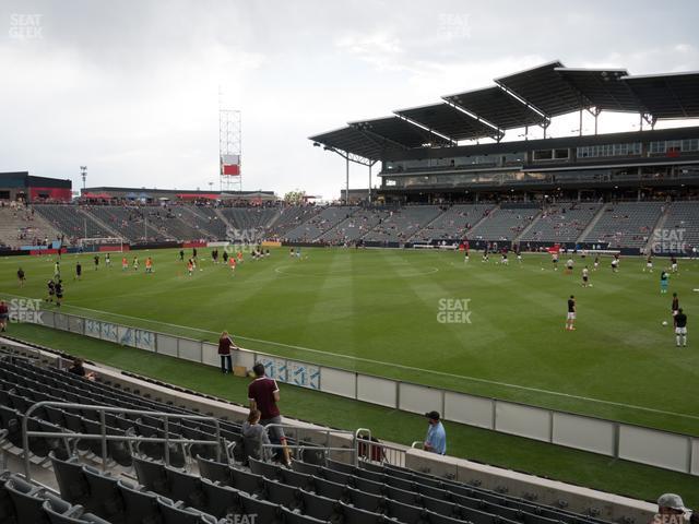 Seating view for Dick's Sporting Goods Park Section 103