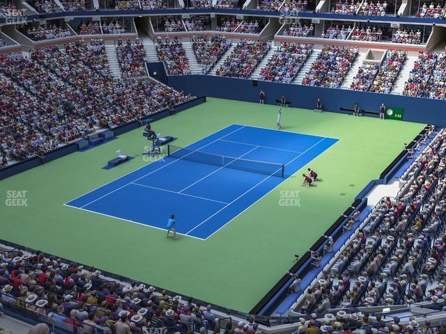 Seating view for Arthur Ashe Stadium Section 104