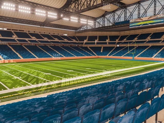 Seating view for Ford Field Section 102