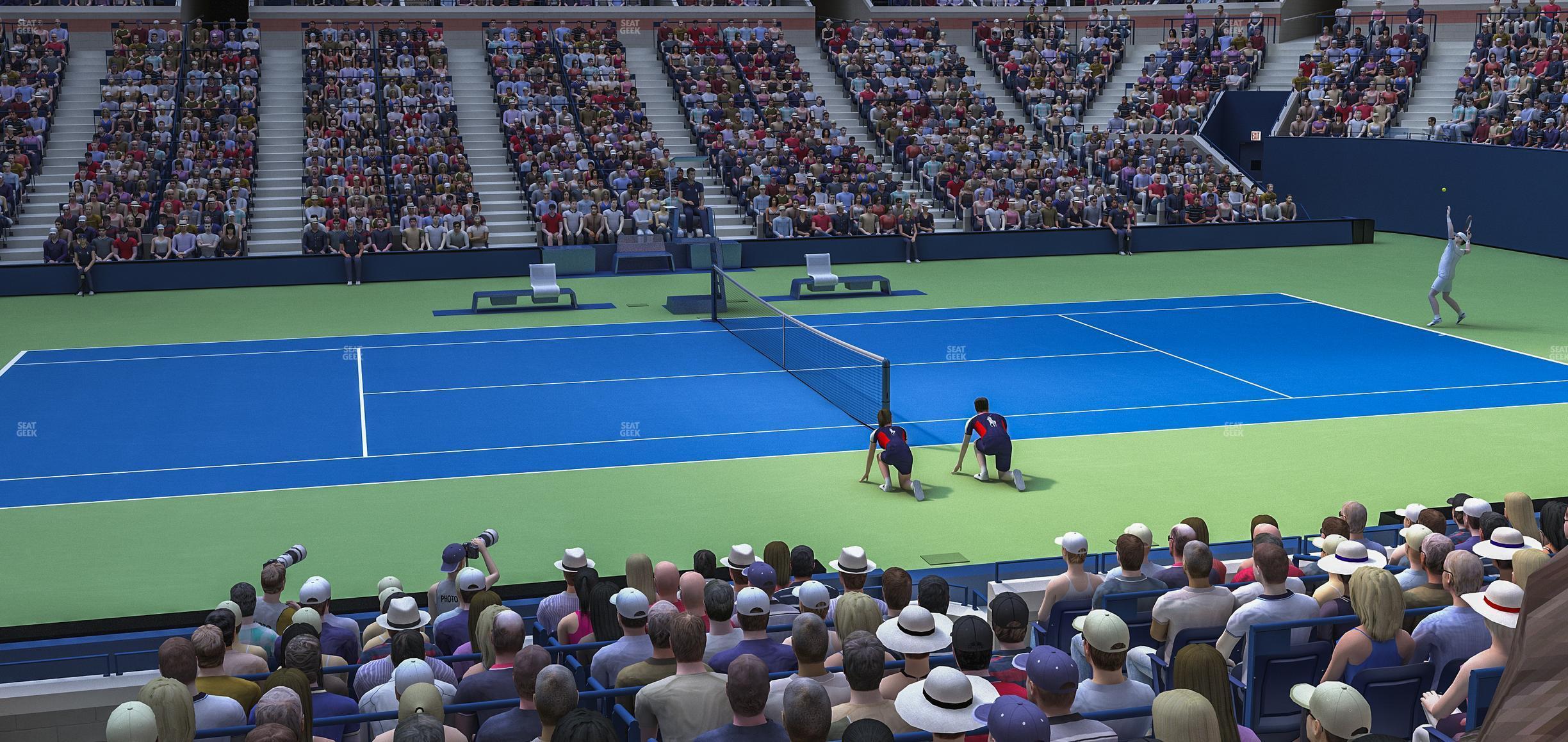 Seating view for Arthur Ashe Stadium Section 16