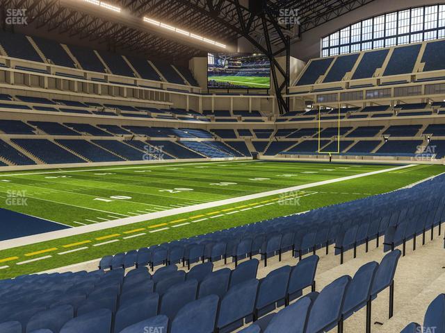 Seating view for Lucas Oil Stadium Section 145