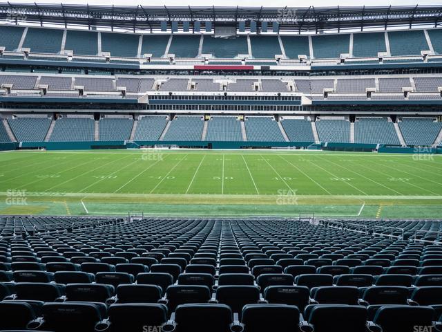 Seating view for Lincoln Financial Field Section 119