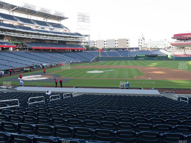 Seating view for Nationals Park Section 131