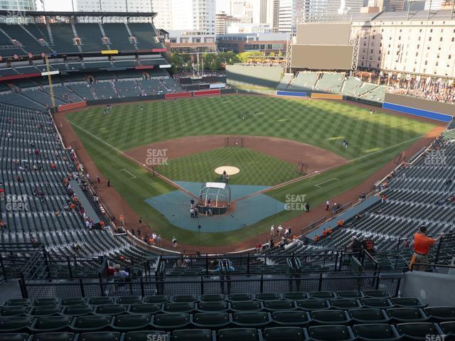 Seating view for Oriole Park at Camden Yards Section 334