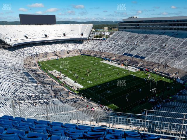 Seating view for Beaver Stadium Section South L Upper