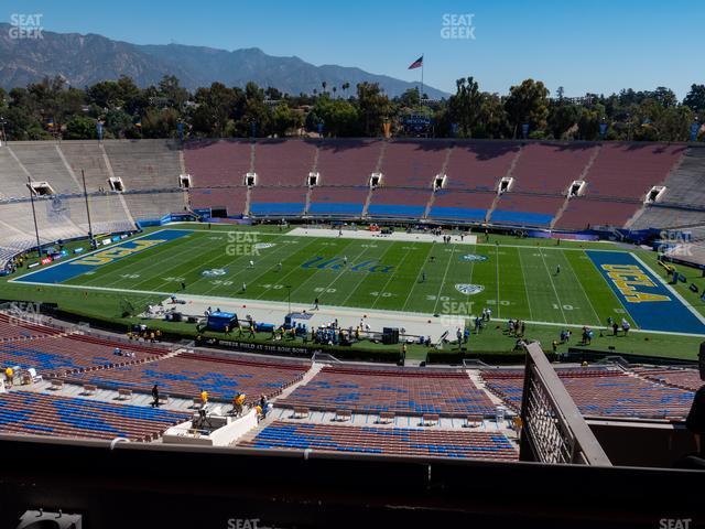 Seating view for Rose Bowl Stadium Section Club 207