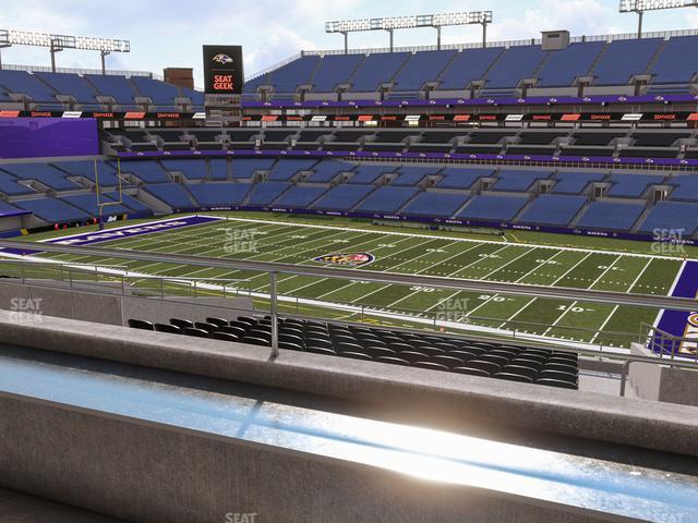 Seating view for M&T Bank Stadium Section Suite 311