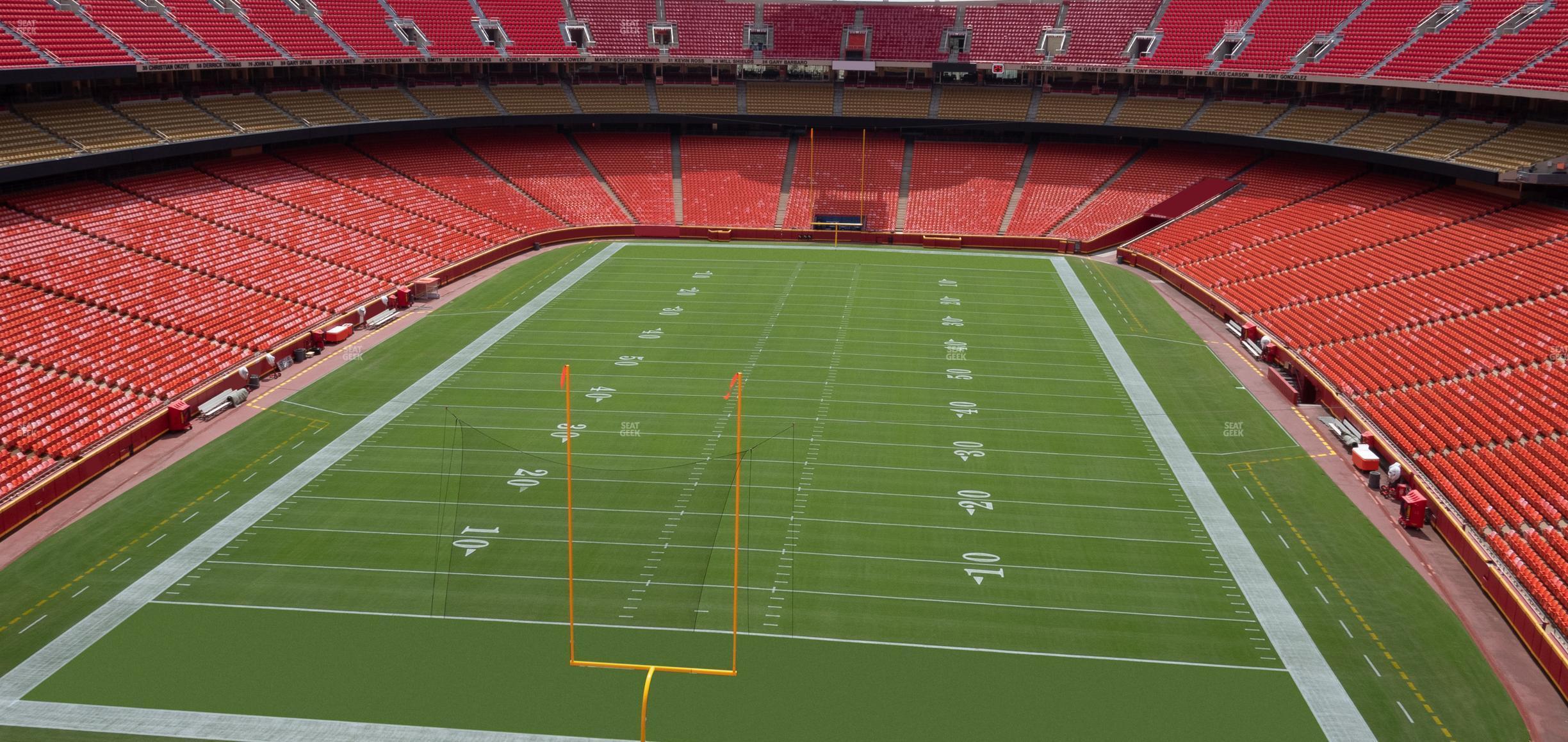 Seating view for GEHA Field at Arrowhead Stadium Section 335