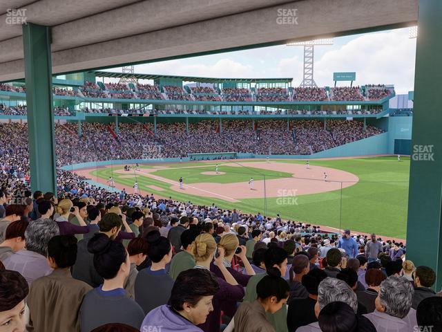 Seating view for Fenway Park Section Grandstand 9