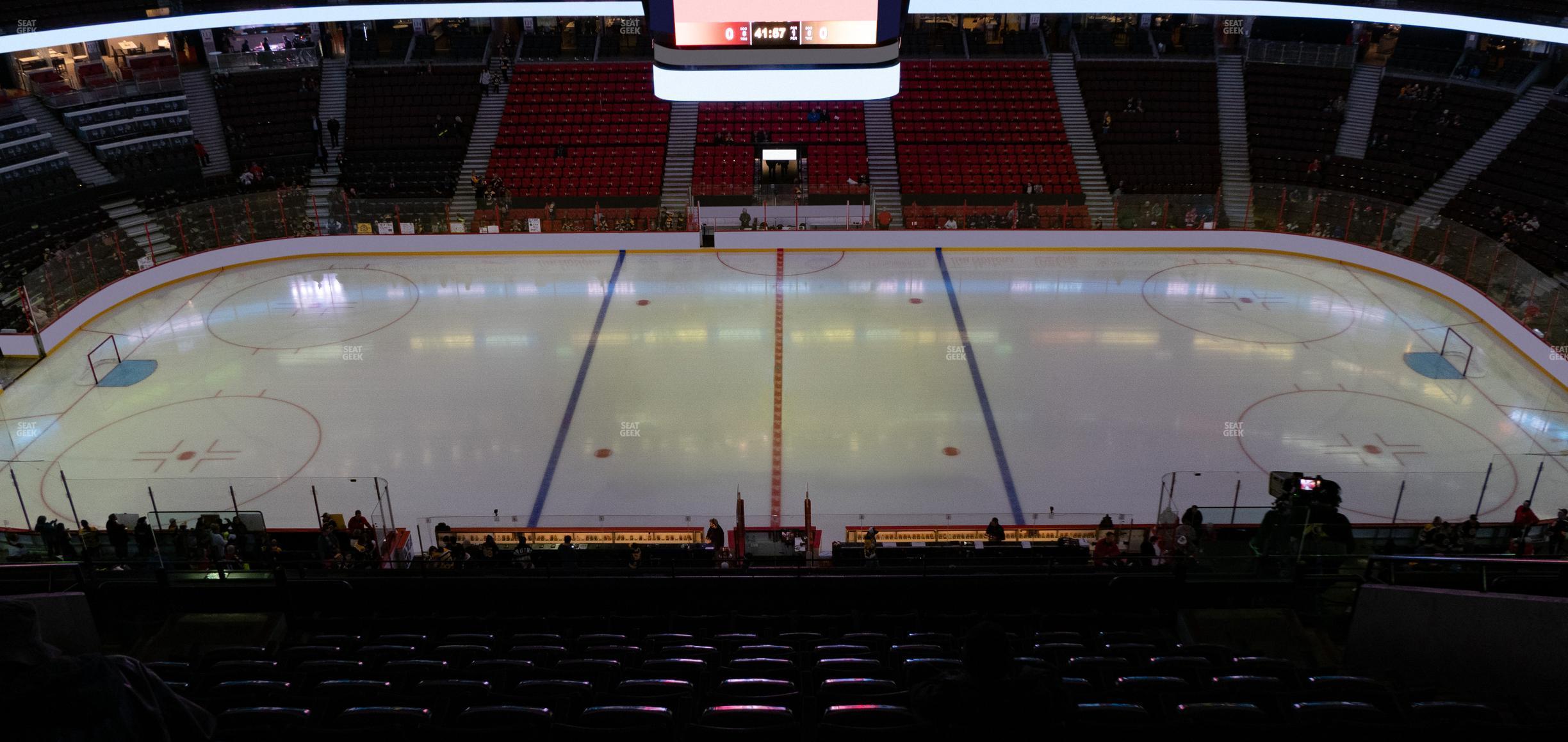 Seating view for Canadian Tire Centre Section 308