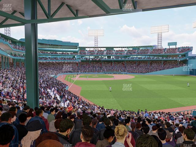 Seating view for Fenway Park Section Grandstand 3