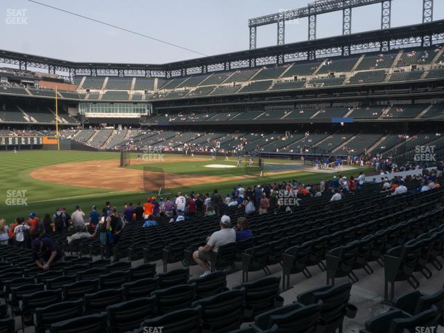 Seating view for Coors Field Section 143