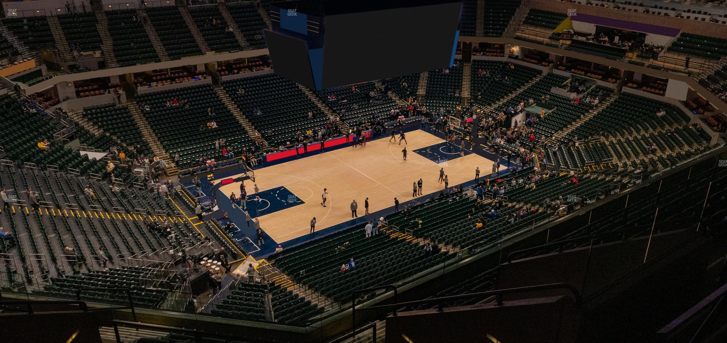 Seating view for Gainbridge Fieldhouse Section 227