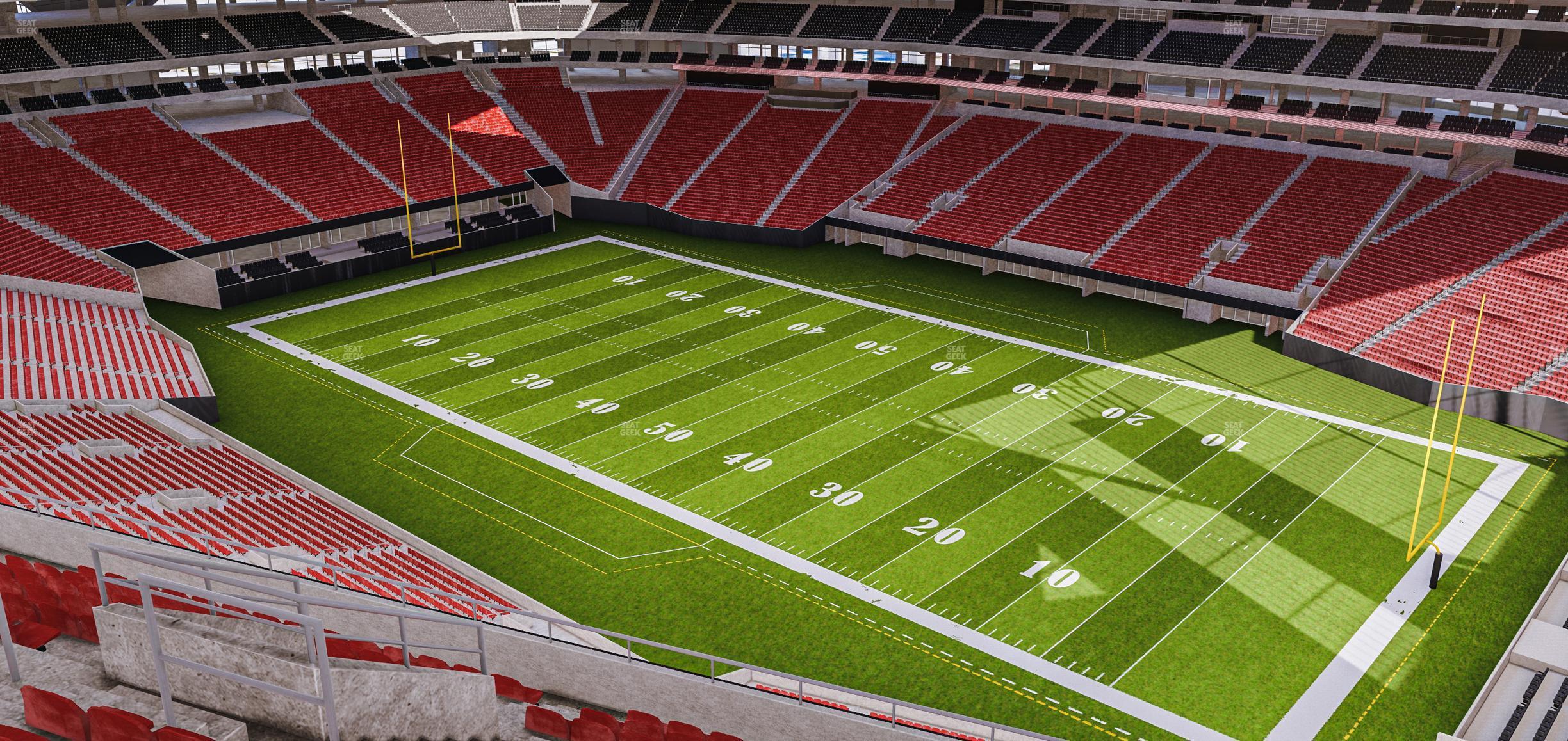 Seating view for Mercedes-Benz Stadium Section 306