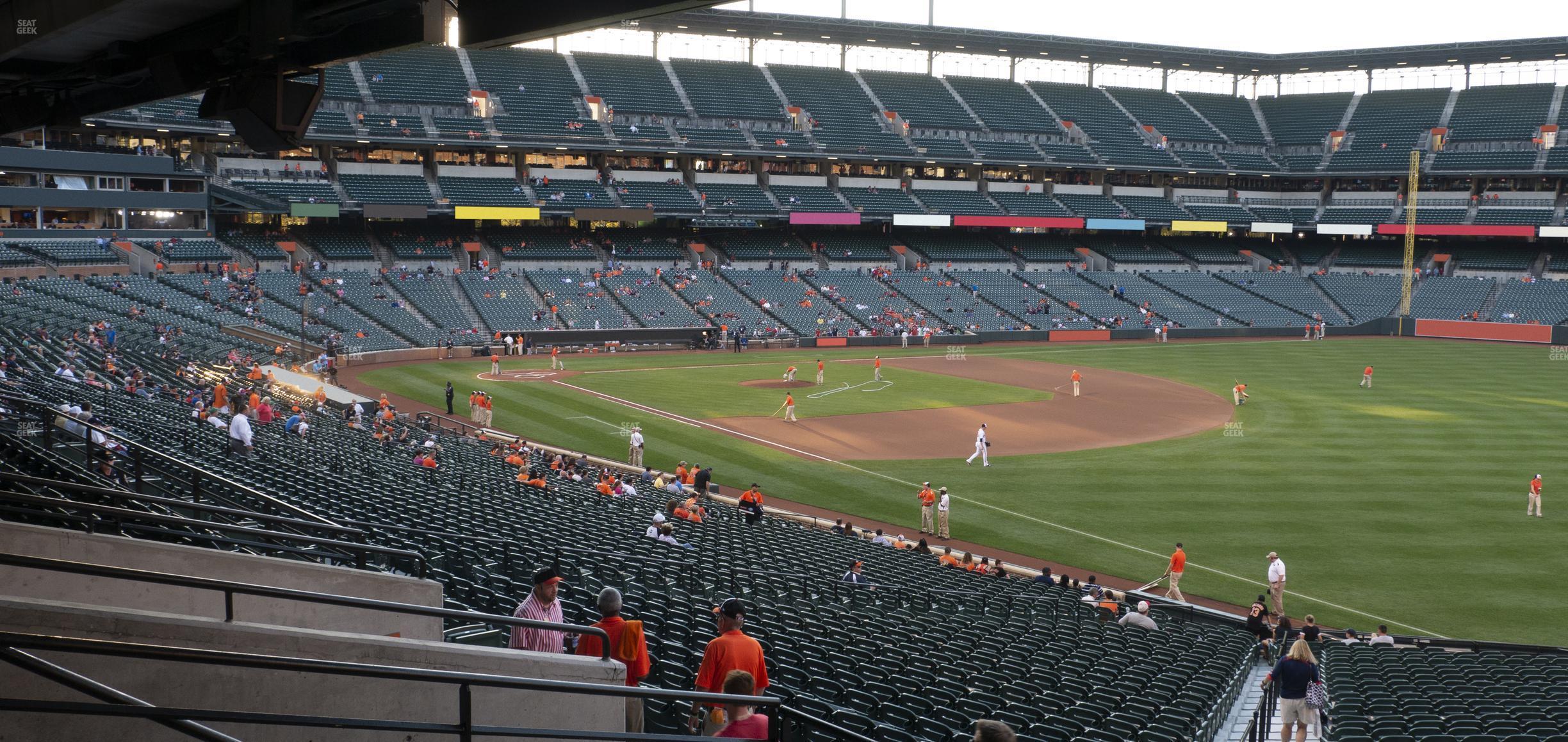 Seating view for Oriole Park at Camden Yards Section 9