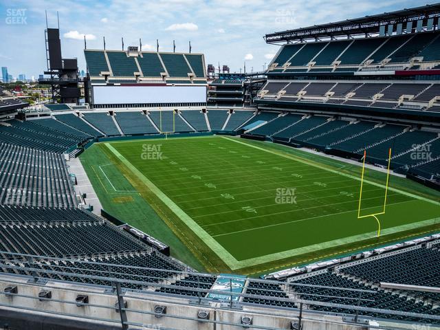 Seating view for Lincoln Financial Field Section M 9