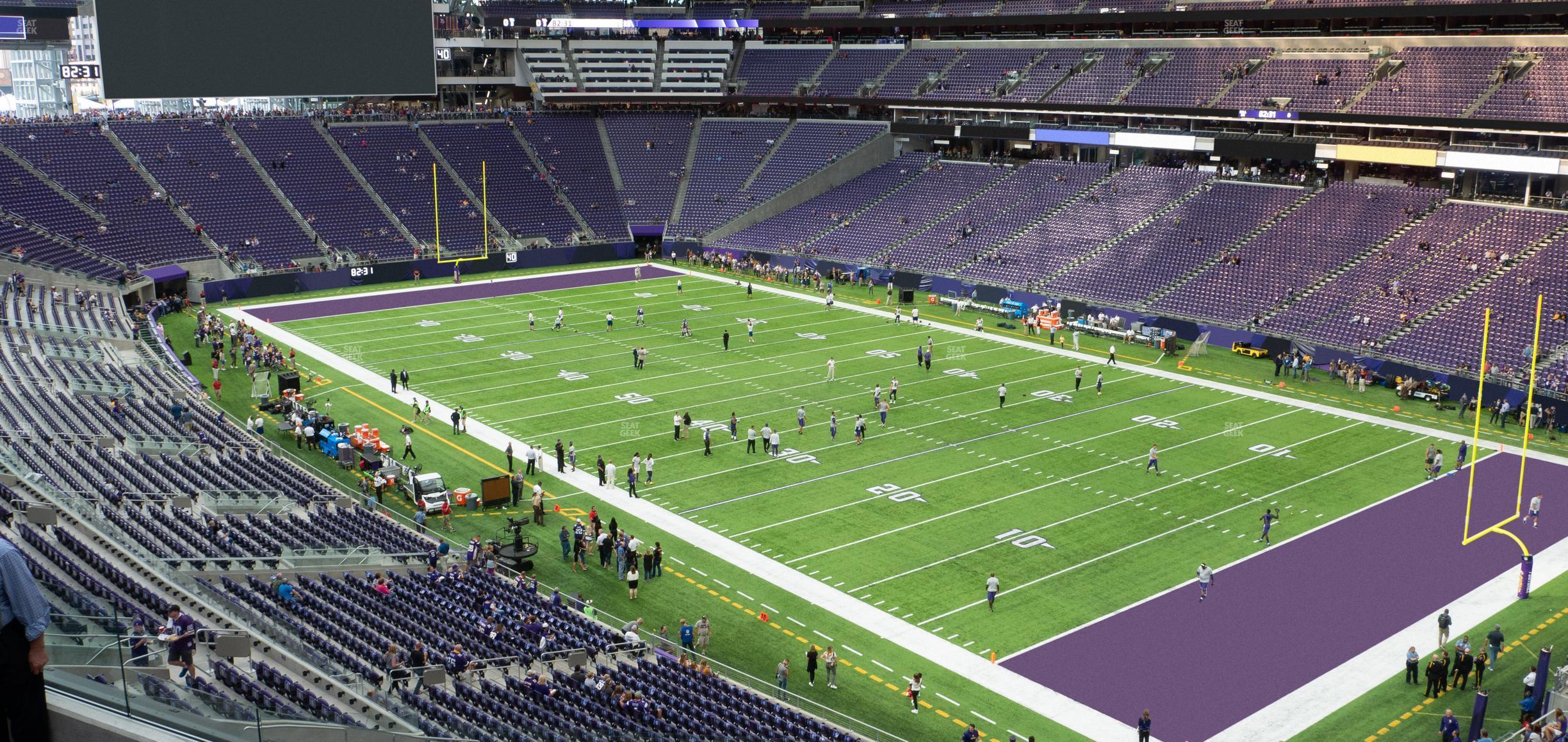 Seating view for U.S. Bank Stadium Section 227