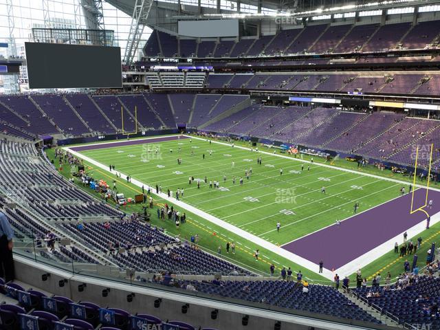 Seating view for U.S. Bank Stadium Section 227