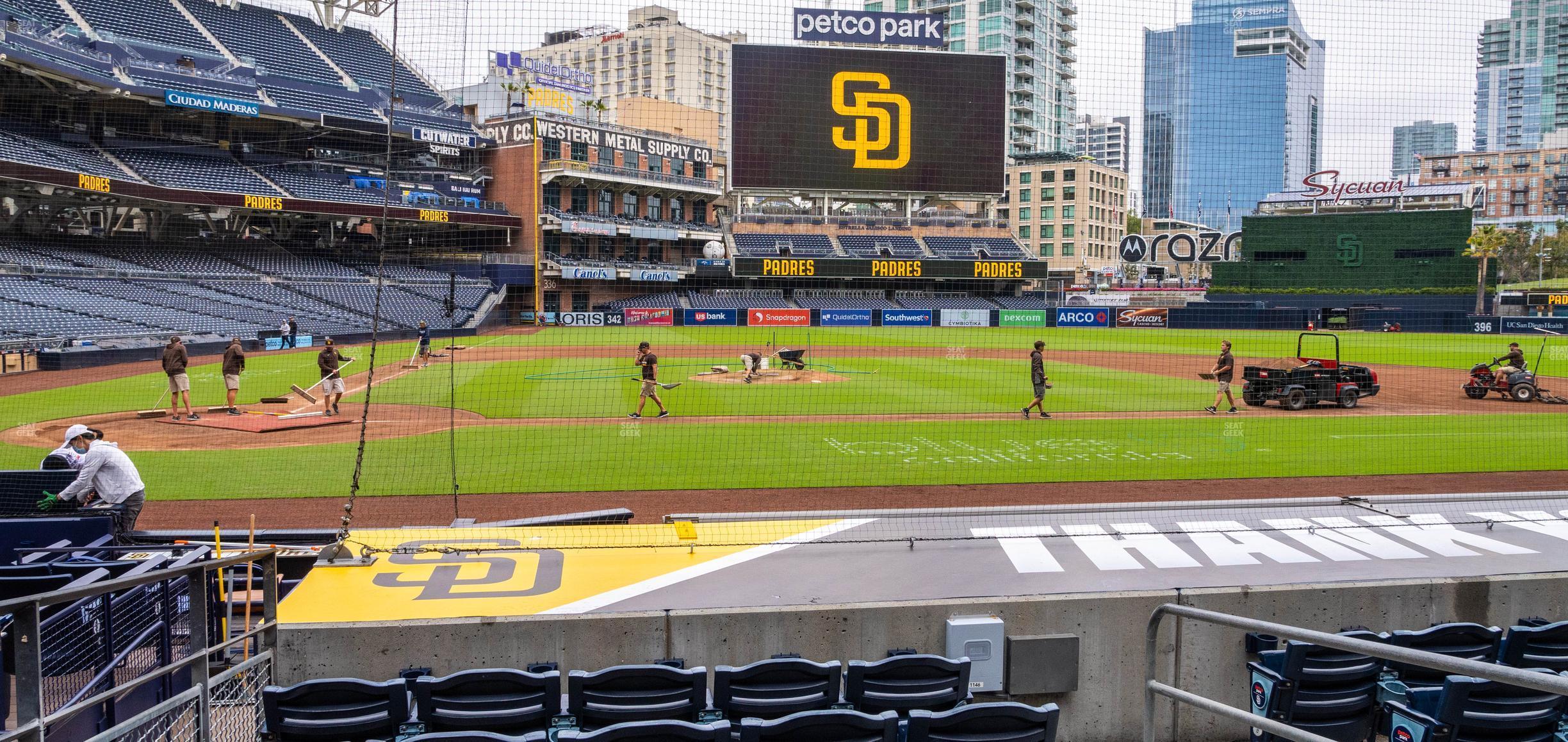 Seating view for Petco Park Section 105