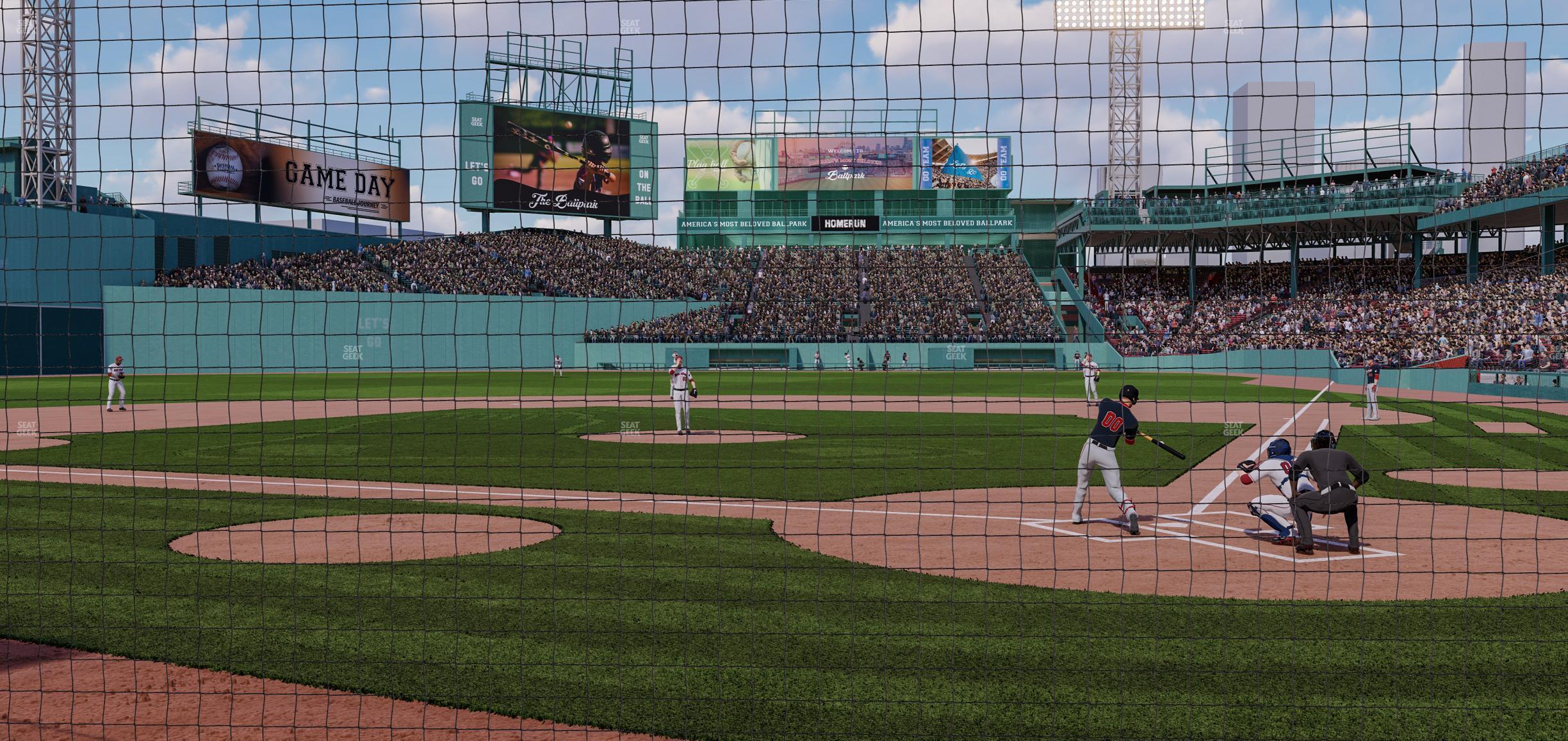 Seating view for Fenway Park Section Home Plate Dugout Box 50