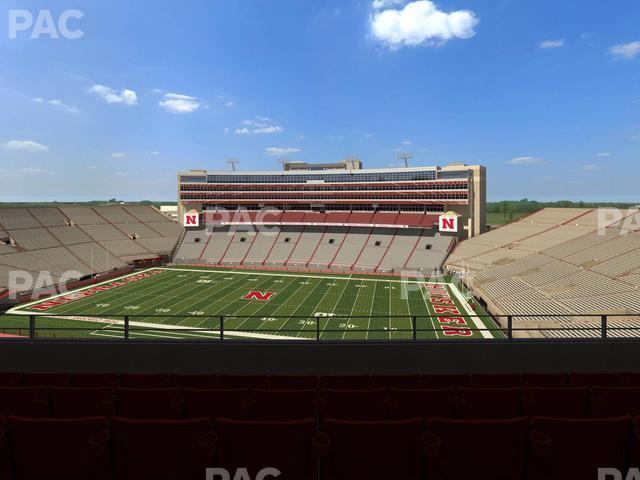 Seating view for Memorial Stadium Nebraska Section 404