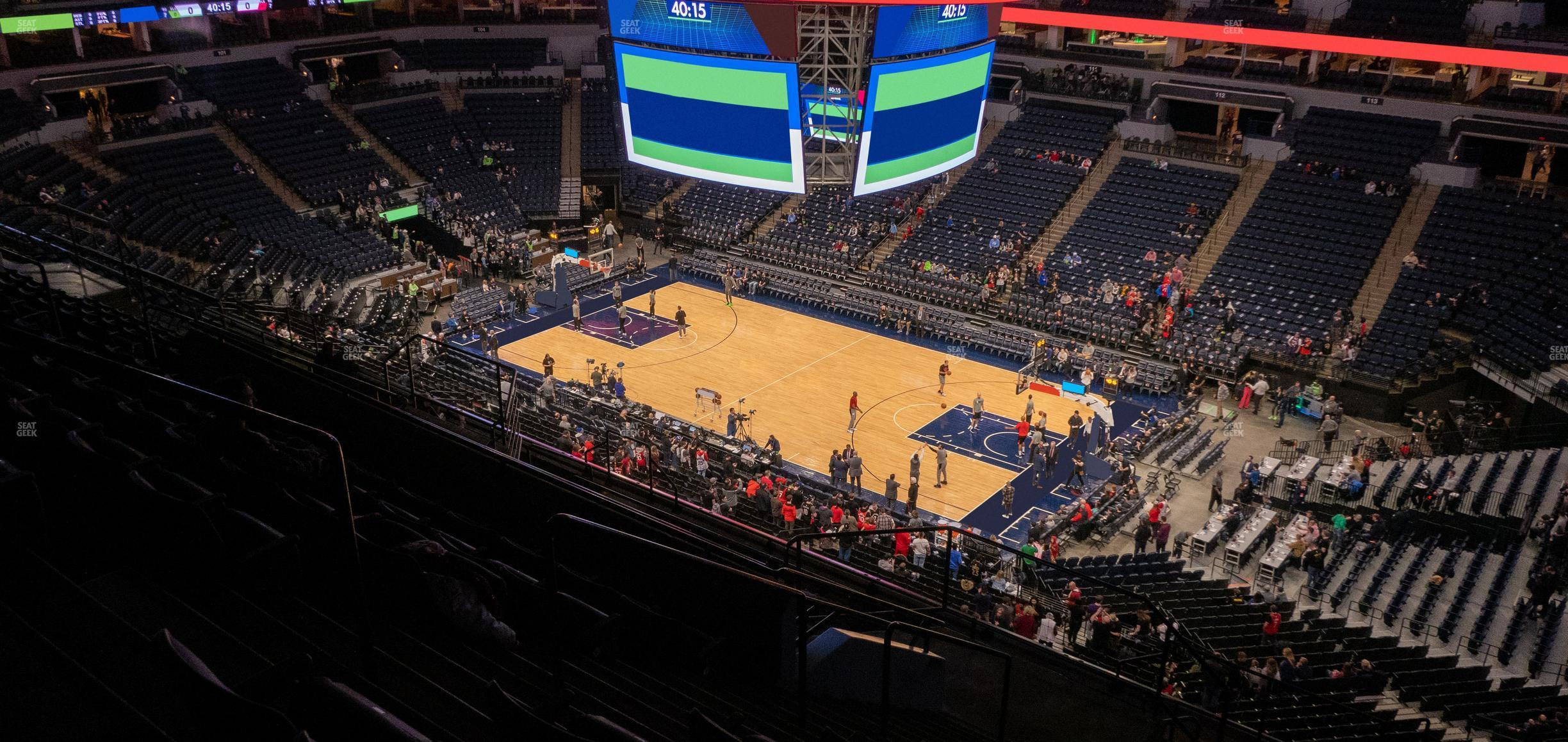 Seating view for Target Center Section 227