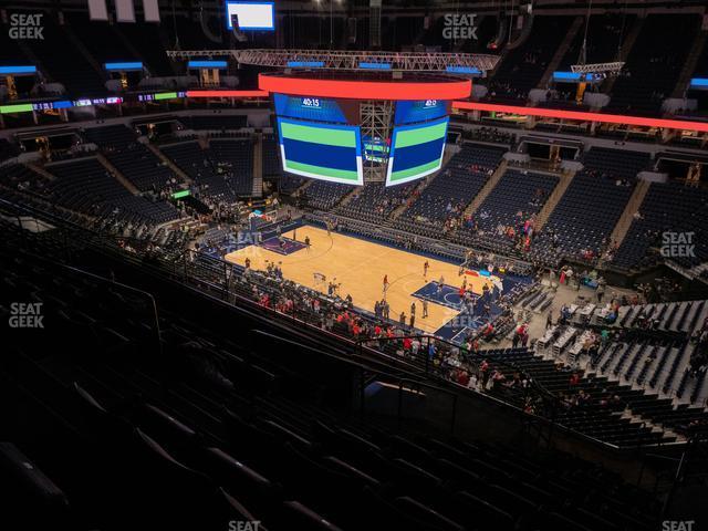 Seating view for Target Center Section 227