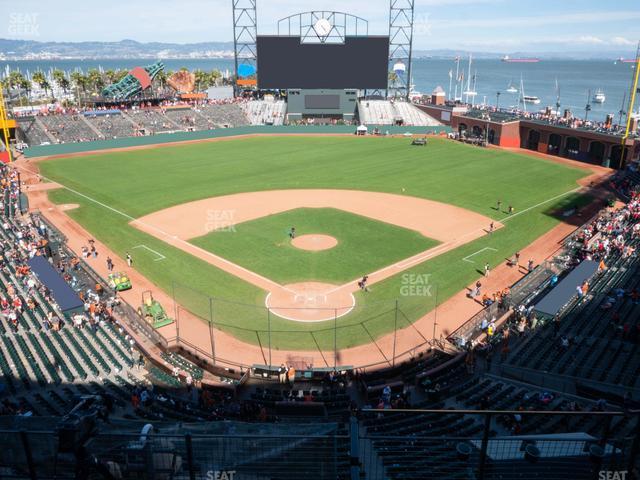 Seating view for Oracle Park Section View Box 315